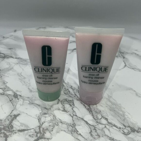 CLINIQUE Rinse-Off Foaming Cleanser-1 Fl Oz-Lot of 2 NEW! - Picture 1 of 2